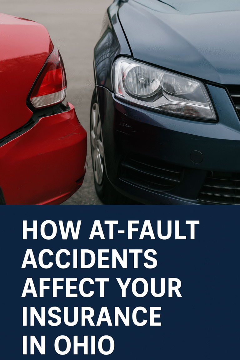How at fault accidents affect your insurance in ohio