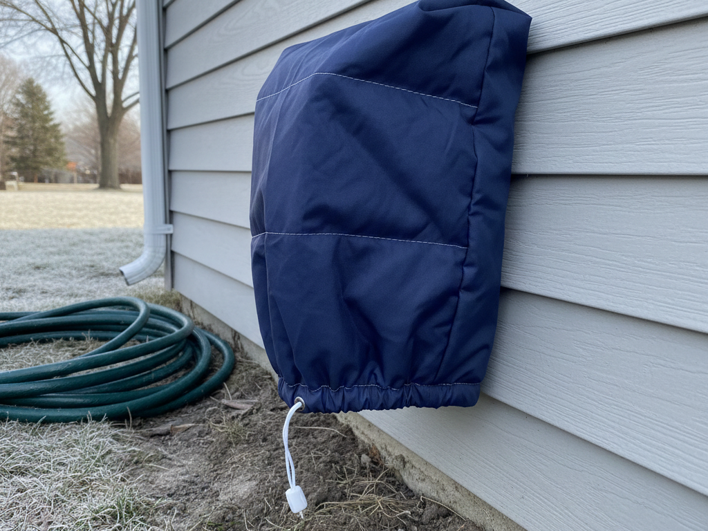 wrapping faucets for cold weather