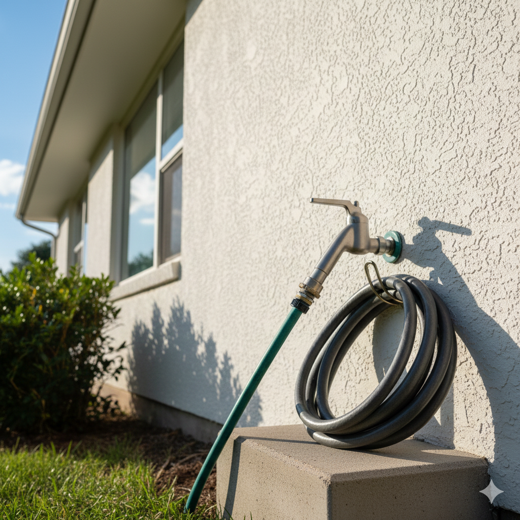 wrapping faucets for cold weather