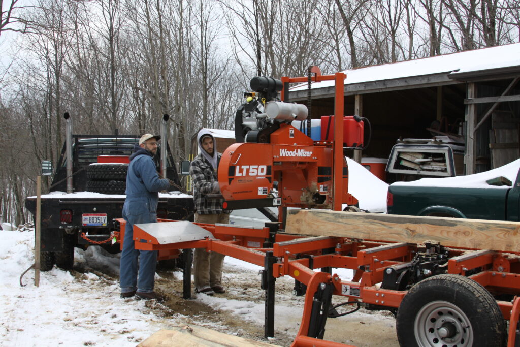 Insurance for Portable Sawmill in the Ohio Snow