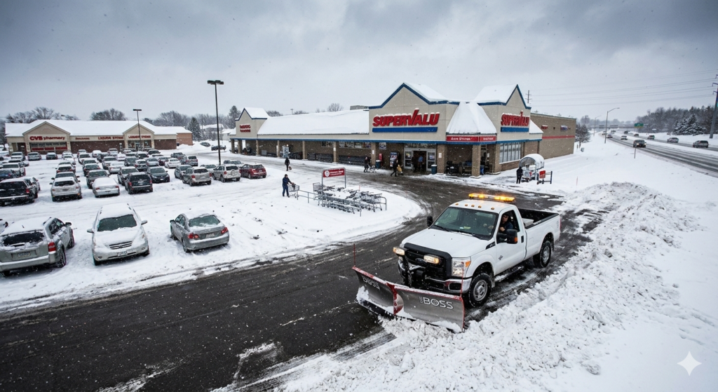 snow plowing contractor